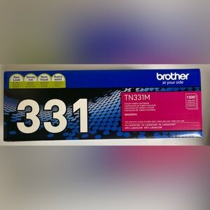 Brother TN331M Magenta Color Toner Ink Standard Yield New in Box